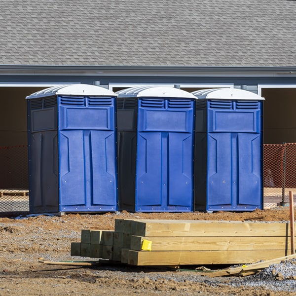 what is the maximum capacity for a single portable toilet in Forbes